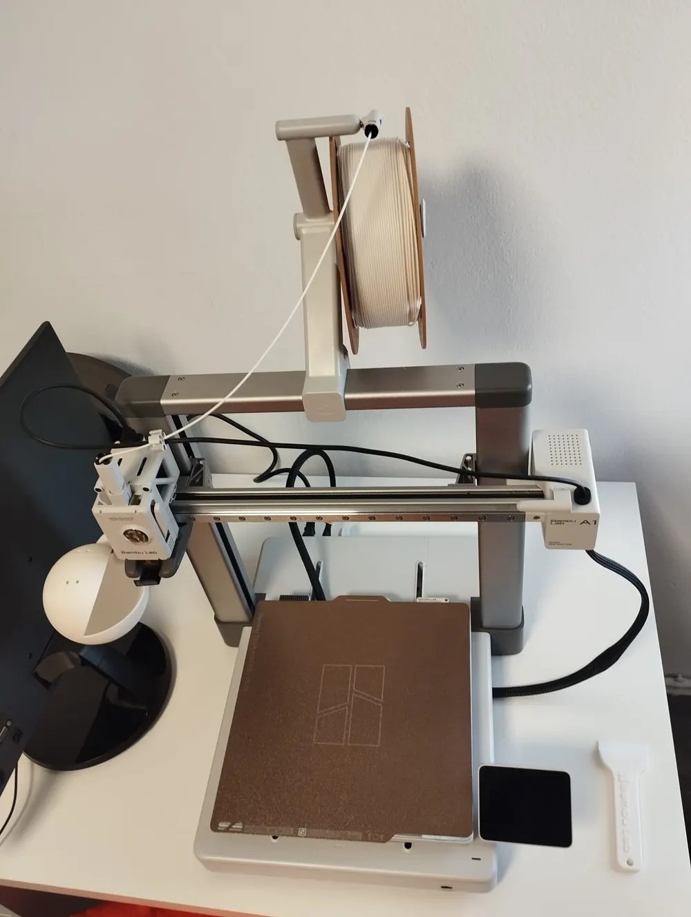 Our Bambu Lab A1, ready for the first design iterations.